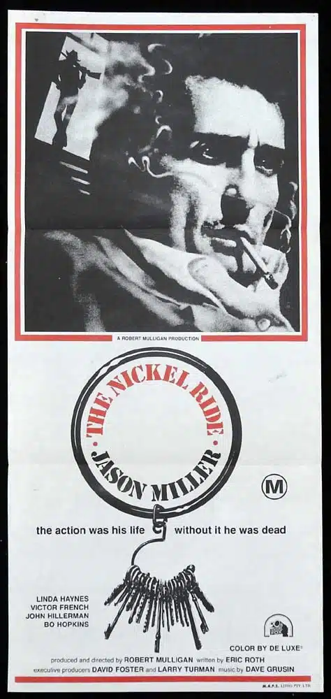THE NICKEL RIDE Original Daybill Movie Poster Jason Miller Linda Haynes