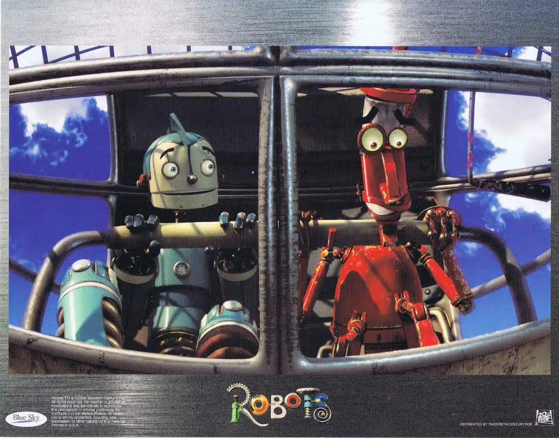 ROBOTS Original Lobby Card 3 Ewan McGregor Halle Berry Robin Williams