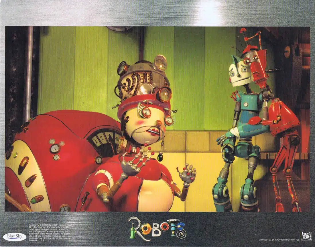 ROBOTS Original Lobby Card 7 Ewan McGregor Halle Berry Robin Williams