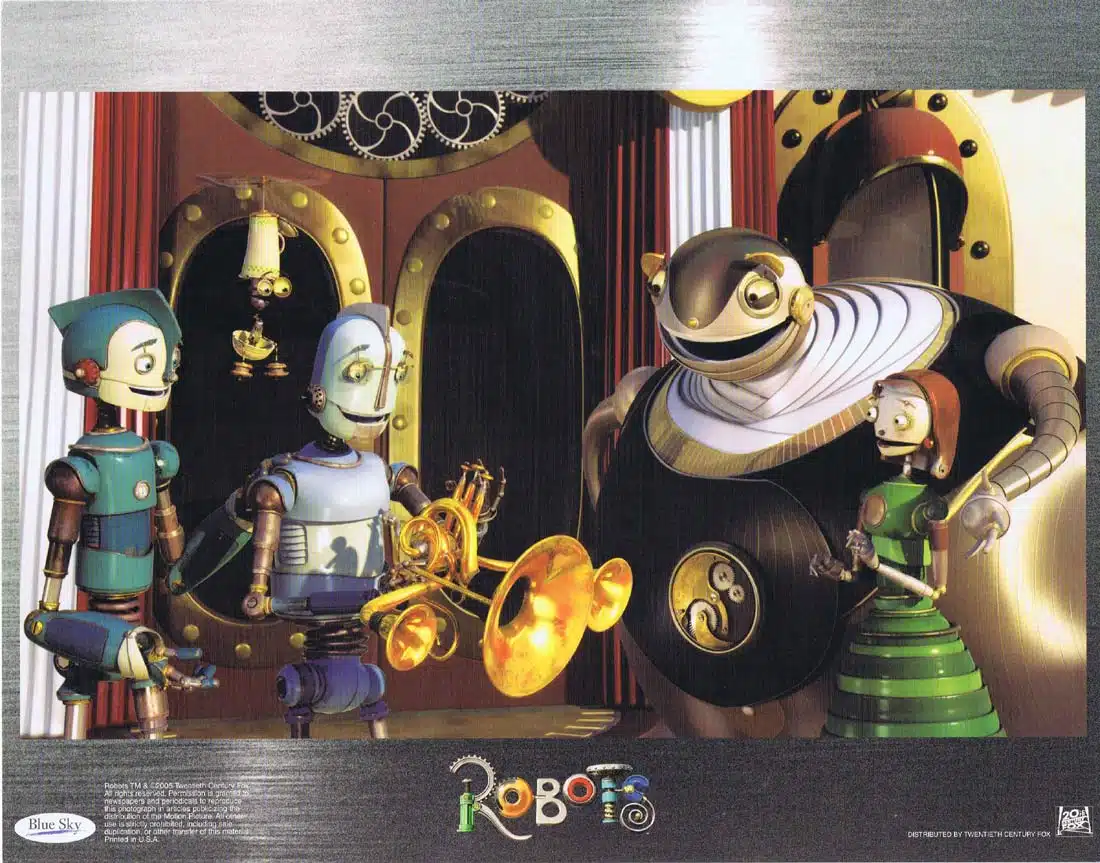 ROBOTS Original Lobby Card 8 Ewan McGregor Halle Berry Robin Williams