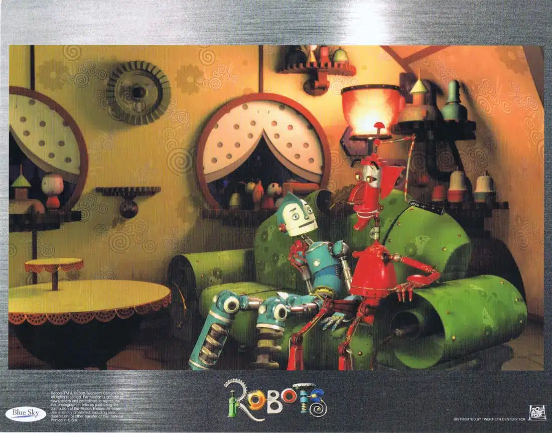 ROBOTS Original Lobby Card 9 Ewan McGregor Halle Berry Robin Williams