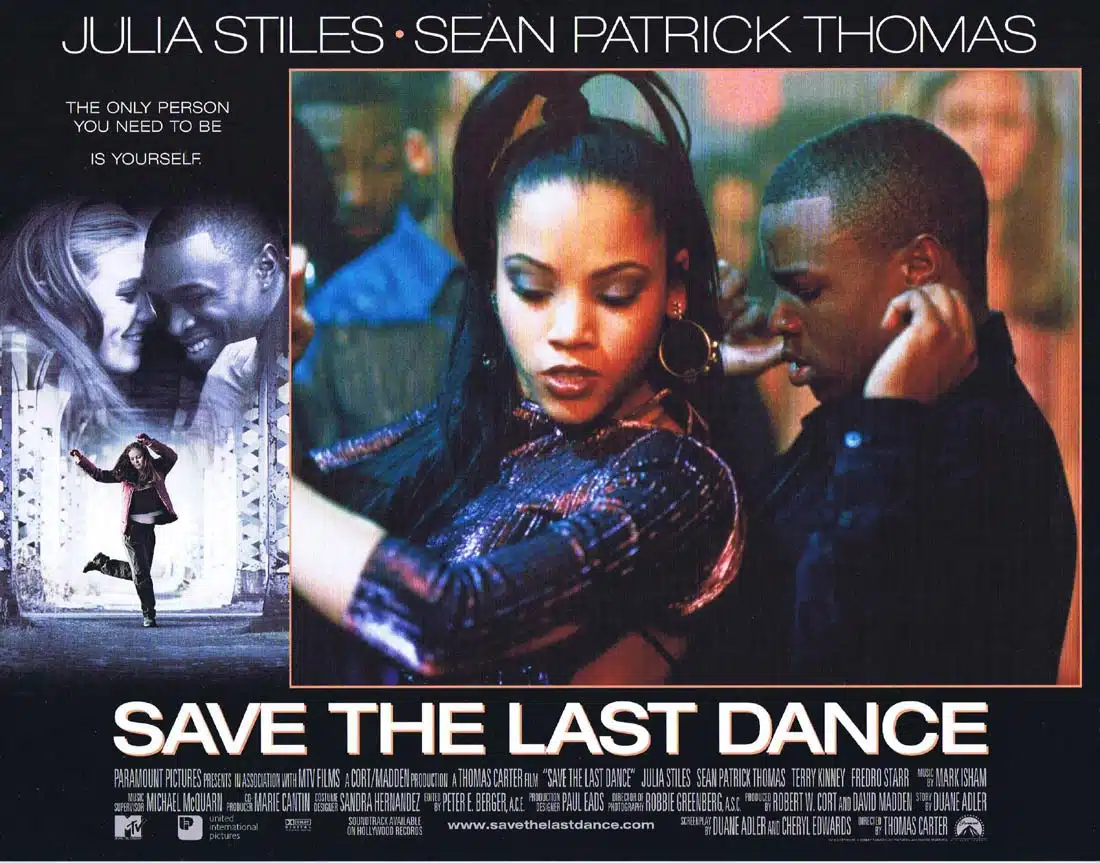 SAVE THE LAST DANCE Original Lobby Card 7 Julia Stiles Sean Patrick Thomas