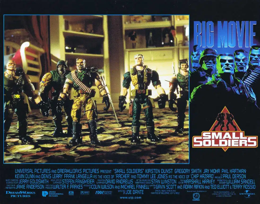 SMALL SOLDIERS Original Lobby Card 1 Kirsten Dunst Gregory Smith Jay Mohr
