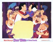 SNOW WHITE AND THE SEVEN DWARFS Original 1975r Lobby Card 7 Disney