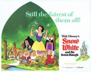 SNOW WHITE AND THE SEVEN DWARFS Original 1975r Title Lobby Card Disney