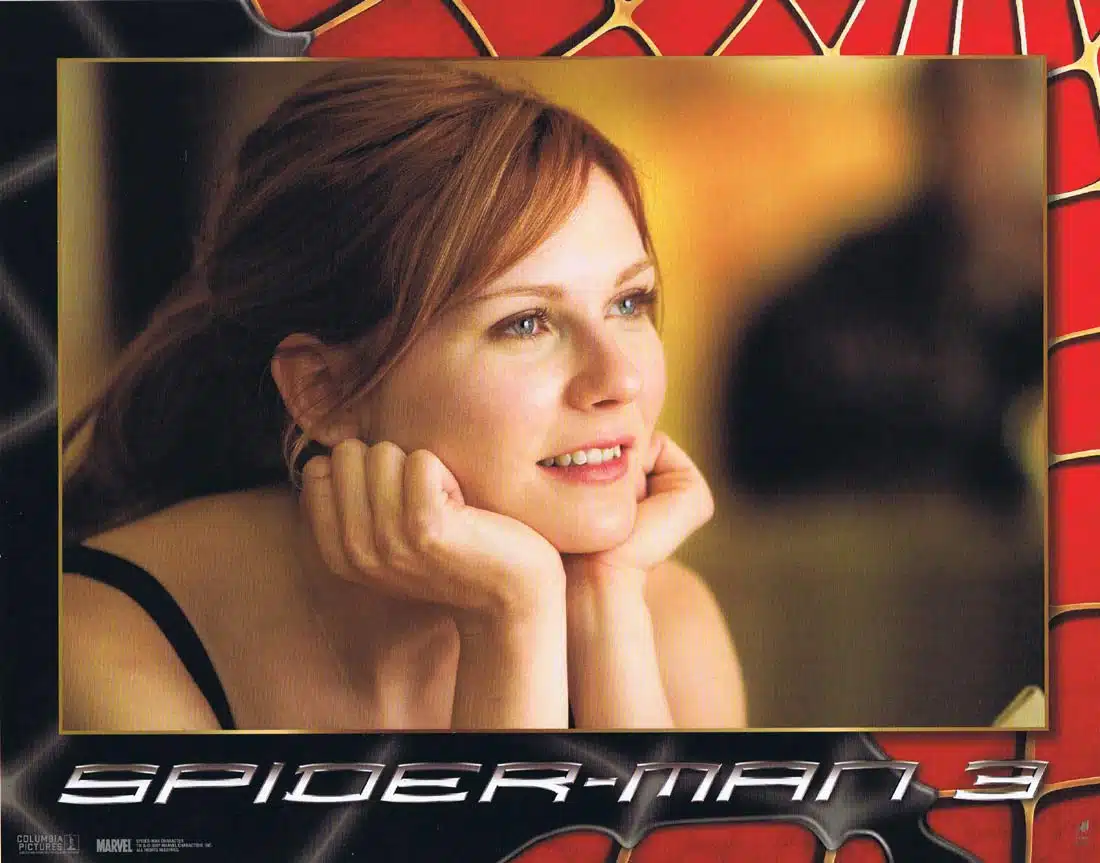 SPIDERMAN 3 Original Lobby Card 9 Tobey Maguire Kirsten Dunst Spider-Man