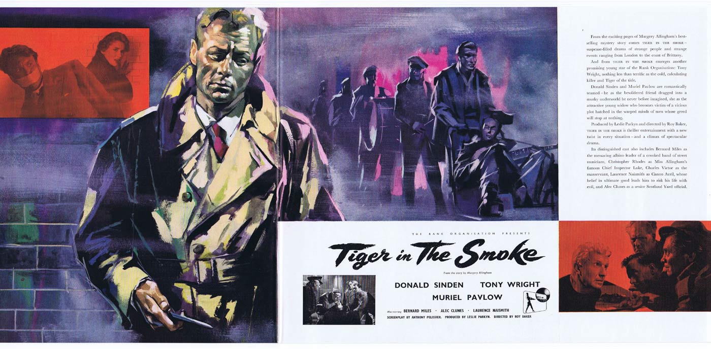 TIGER IN THE SMOKE Original Movie Trade Ad Donald Sinden