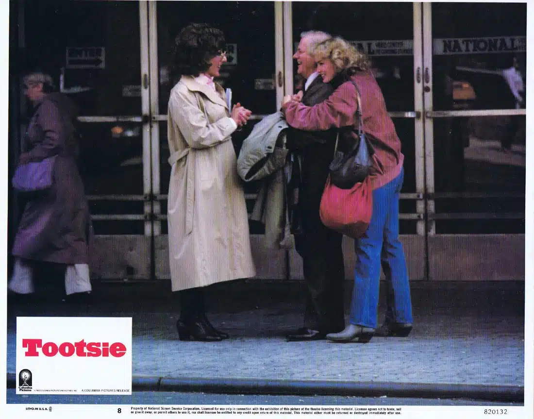 TOOTSIE Original US Lobby Card 8 Dustin Hoffman Jessica Lange Teri Garr