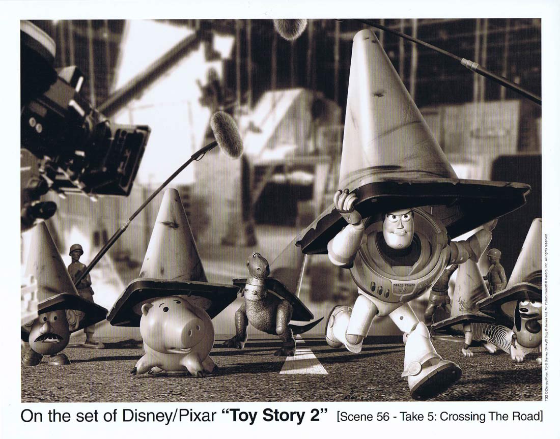 TOY STORY 2 Original Lobby Card 10 Tom Hanks Tim Allen Disney