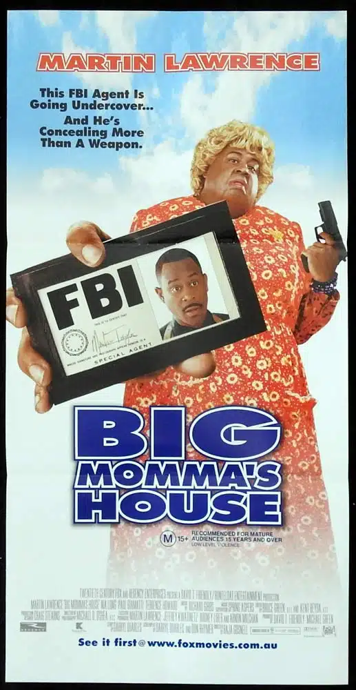 BIG MOMMAS HOUSE Original Daybill Movie Poster Martin Lawrence Nia Long