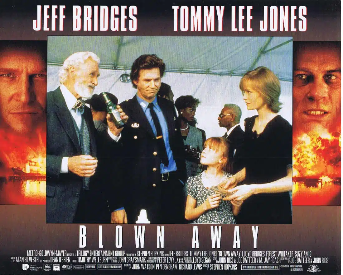 BLOWN AWAY Original Lobby Card 2 Jeff Bridges Tommy Lee Jones Forest Whitaker