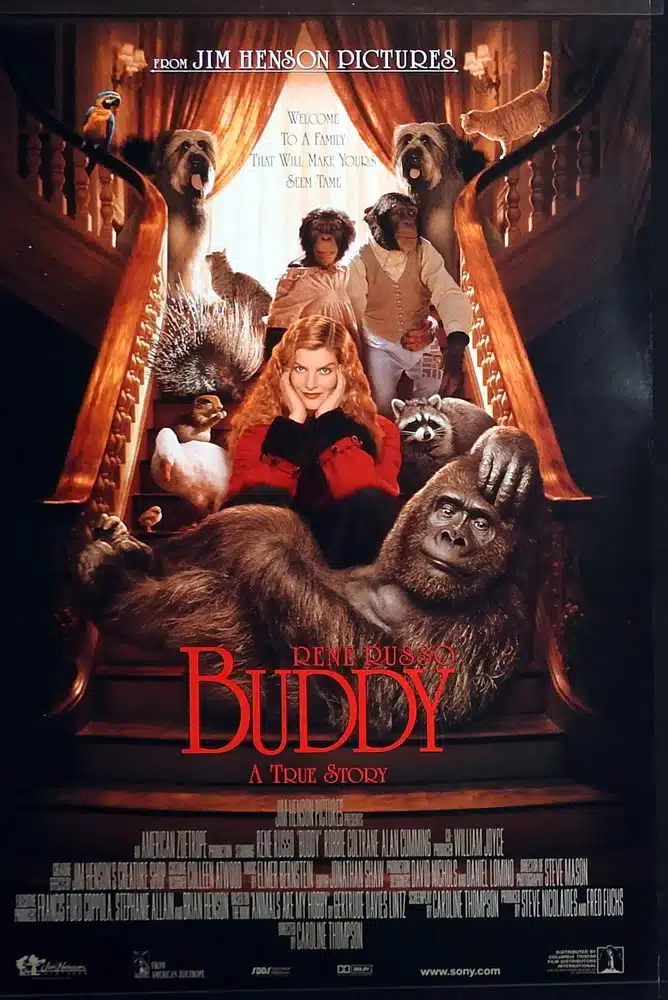 BUDDY Original One Sheet Movie Poster Rene Russo Robbie Coltrane Alan Cumming