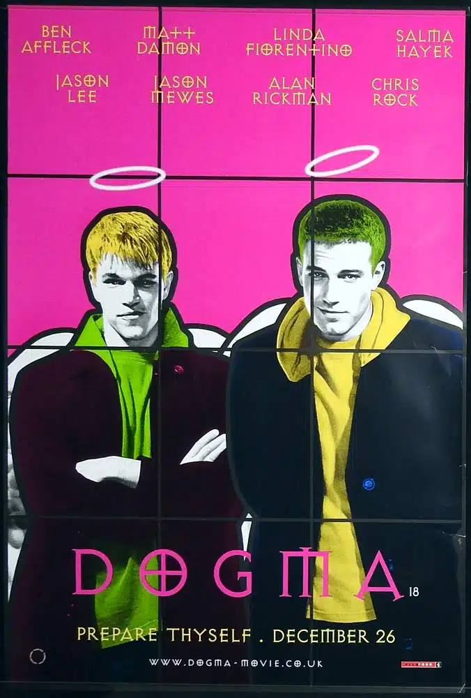 DOGMA Original DS English One Sheet Movie Poster Ben Affleck Matt Damon Chris Rock
