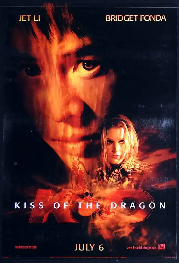 KISS OF THE DRAGON Original One Sheet Movie Poster Jet Li Bridget Fonda