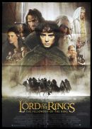 LORD OF THE RINGS The Fellowship of the Ring Original One Sheet Movie Poster Elijah Wood