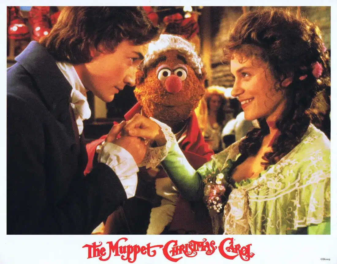 THE MUPPET CHRISTMAS CAROL Original Lobby Card 2 Michael Caine Miss Piggy Kermit