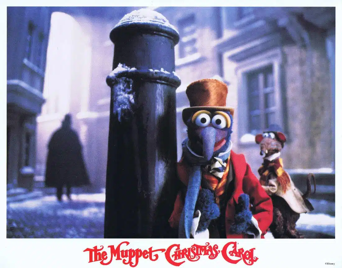 THE MUPPET CHRISTMAS CAROL Original Lobby Card 3 Michael Caine Miss Piggy Kermit