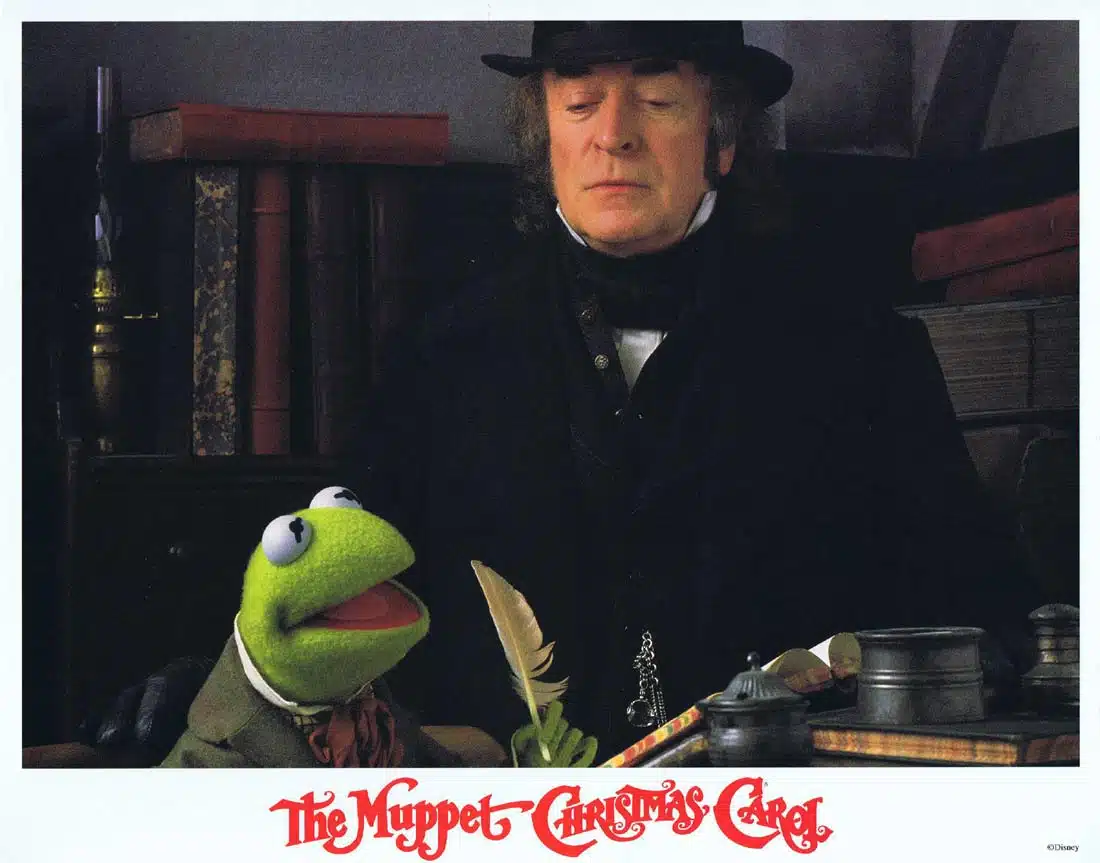 THE MUPPET CHRISTMAS CAROL Original Lobby Card 4 Michael Caine Miss Piggy Kermit