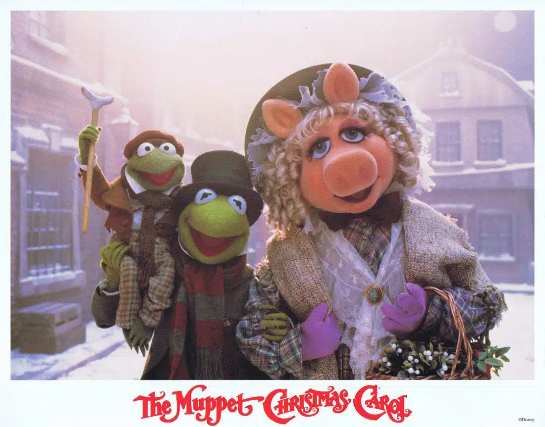 THE MUPPET CHRISTMAS CAROL Original Lobby Card 5 Michael Caine Miss Piggy Kermit