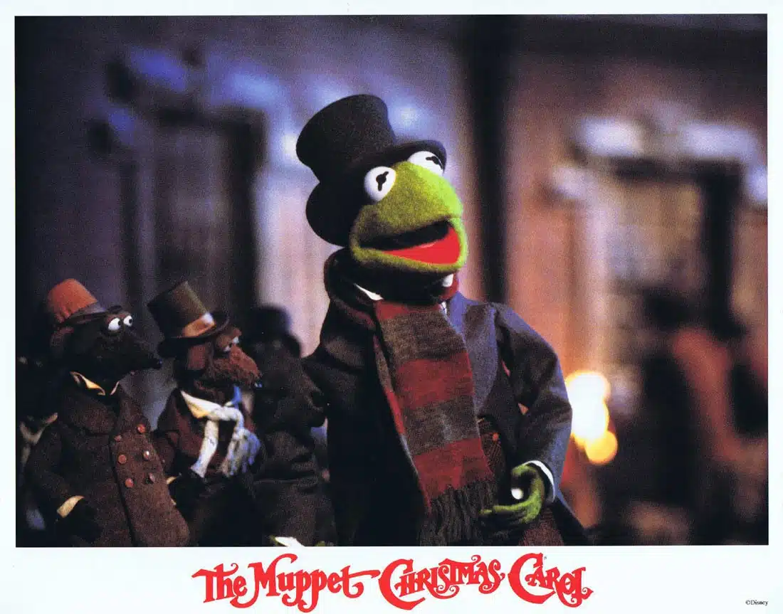 THE MUPPET CHRISTMAS CAROL Original Lobby Card 7 Michael Caine Miss Piggy Kermit
