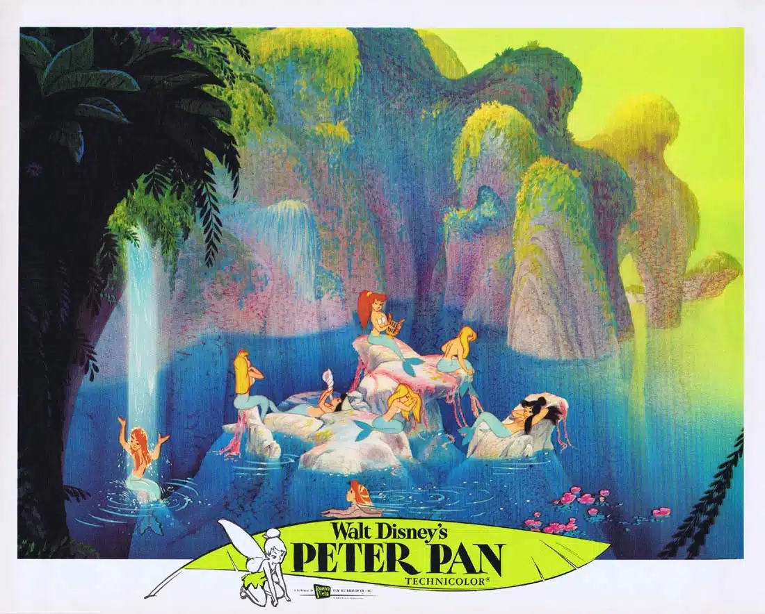 PETER PAN Vintage 1976r Lobby Card 8 Disney Classic Bobby Driscoll
