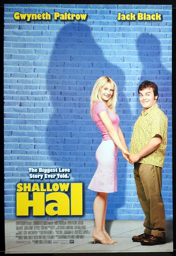 SHALLOW HAL Original ROLLED DS One Sheet Movie Poster Gwyneth Paltrow Jack Black