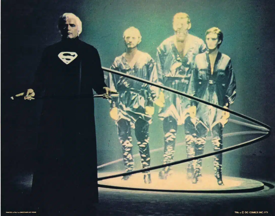 SUPERMAN Original Deluxe Lobby Card 9 Christopher Reeve Marlon Brando Gene Hackman