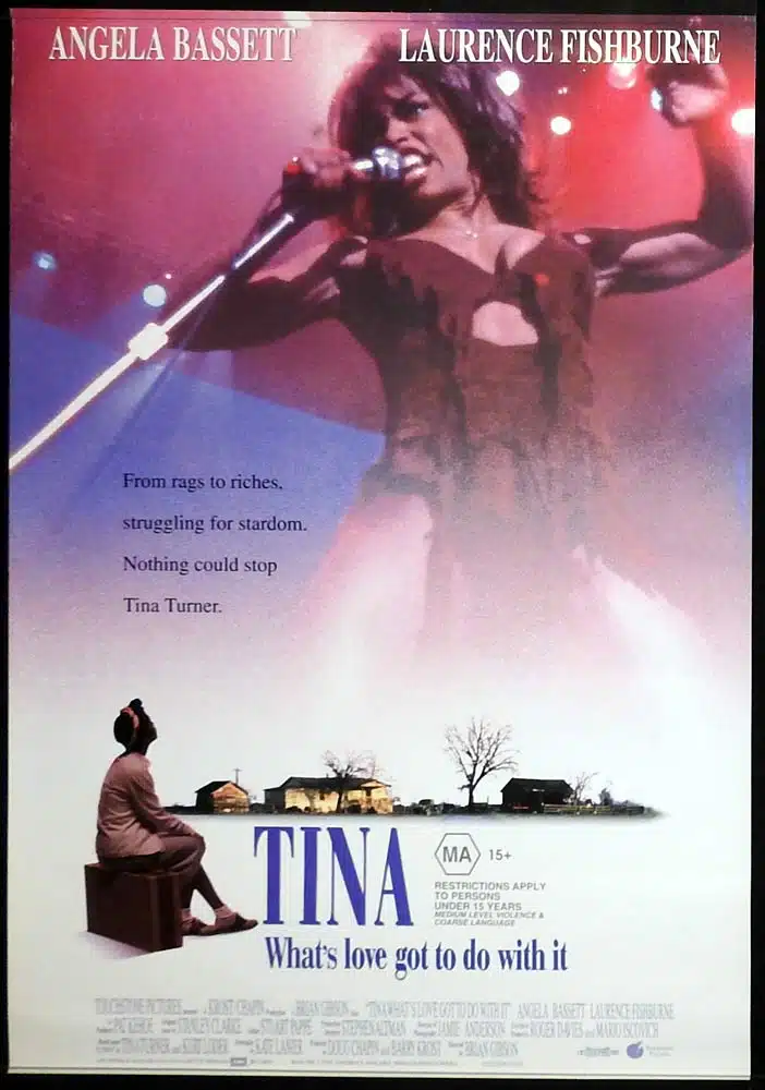 TINA WHAT’S LOVE GOT TO DO WITH IT Original One Sheet Movie Poster Angela Bassett