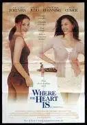 WHERE THE HEART IS Original One Sheet Movie Poster Natalie Portman Ashley Judd