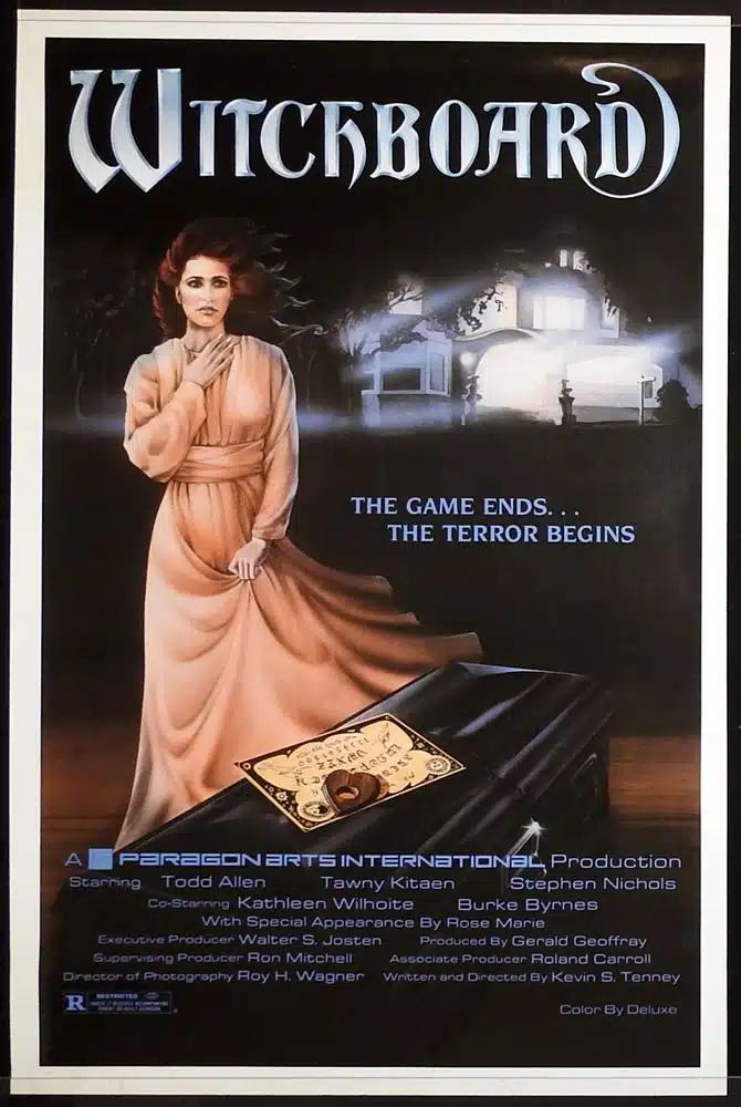 WITCHBOARD Original US ADV One Sheet Movie Poster Todd Allen Tawny Kitaen Horror