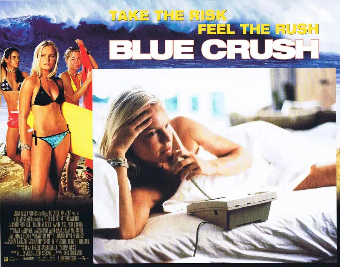BLUE CRUSH Original Lobby Card 2 Kate Bosworth Michelle Rodriguez Matthew Davis