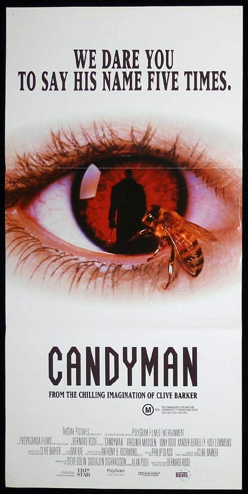 Candyman Original Daybill Movie Poster Virginia Madsen Clive Barker