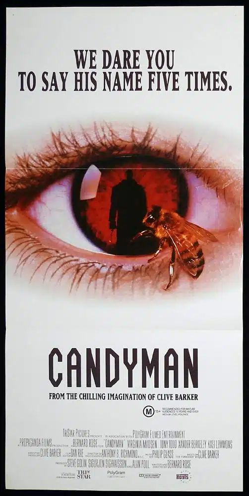 CANDYMAN Original Daybill Movie poster Virginia Madsen Clive Barker Horror