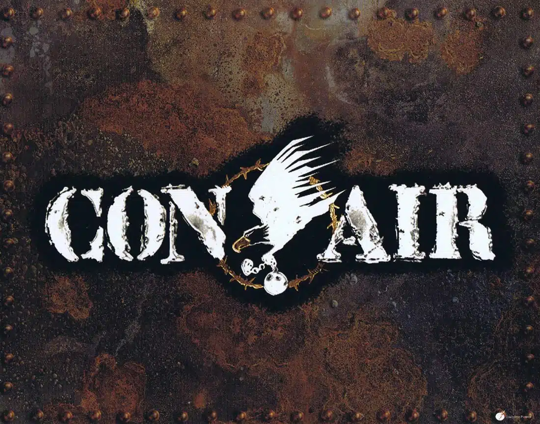 CON AIR Original US Title Lobby card Nicolas Cage John Cusack John Malkovich