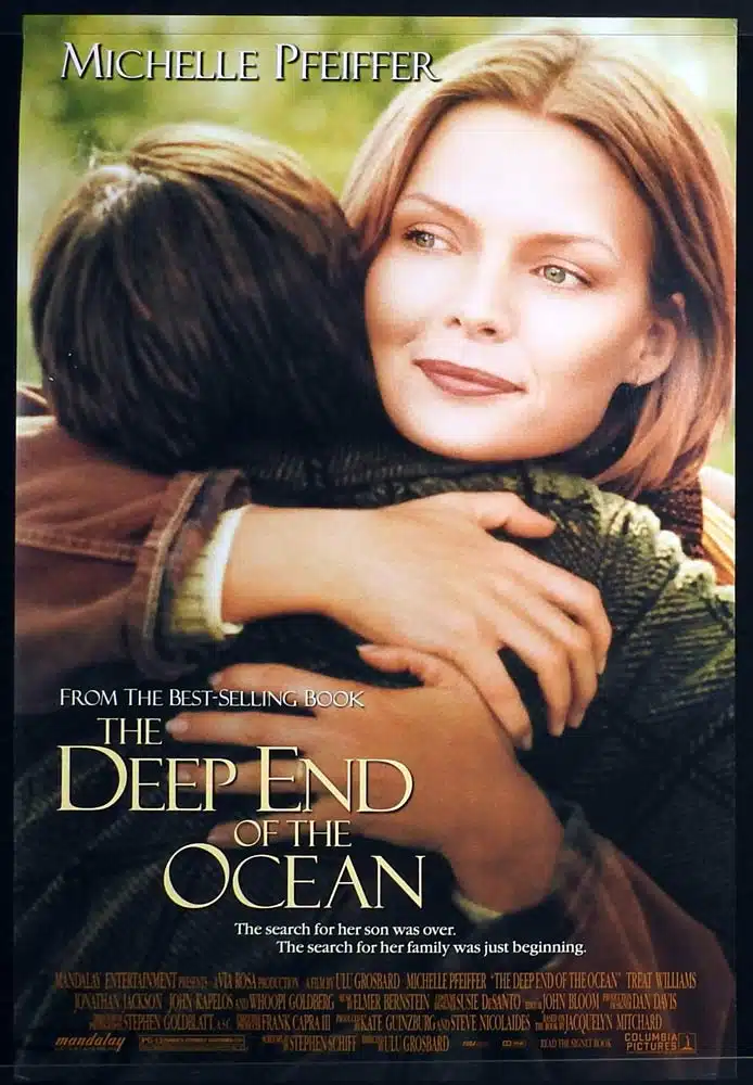 THE DEEP END OF THE OCEAN Original One Sheet Movie Poster Michelle Pfeiffer Treat Williams