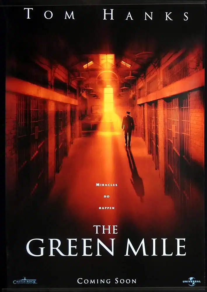 THE GREEN MILE Original ADV One Sheet Movie Poster Tom Hanks David Morse Bonnie Hunt