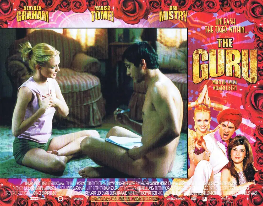 THE GURU Original Lobby Card 3 Heather Graham Marisa Tomei Jimi Mistry