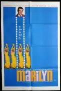 MARILYN Original US One Sheet Movie Poster Marilyn Monroe Rock Hudson