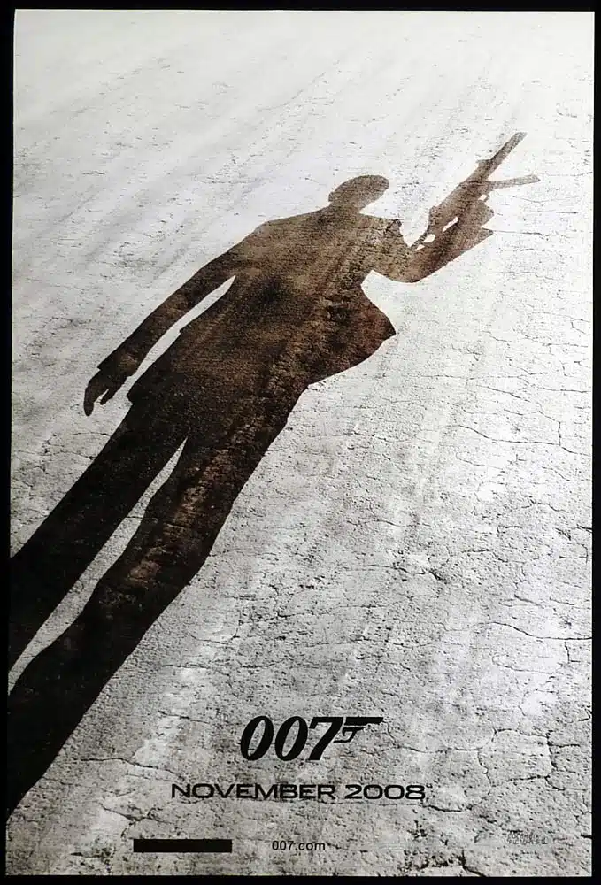QUANTUM OF SOLACE Original DS ADV US One Sheet Movie Poster Daniel Craig James Bond