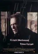 TRUE CRIME Original One Sheet Movie Poster Clint Eastwood Isaiah Washington LisaGay Hamilton