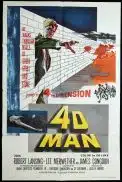 4D MAN Original US One sheet Movie poster Robert Lansing Lee Meriwether Sci Fi