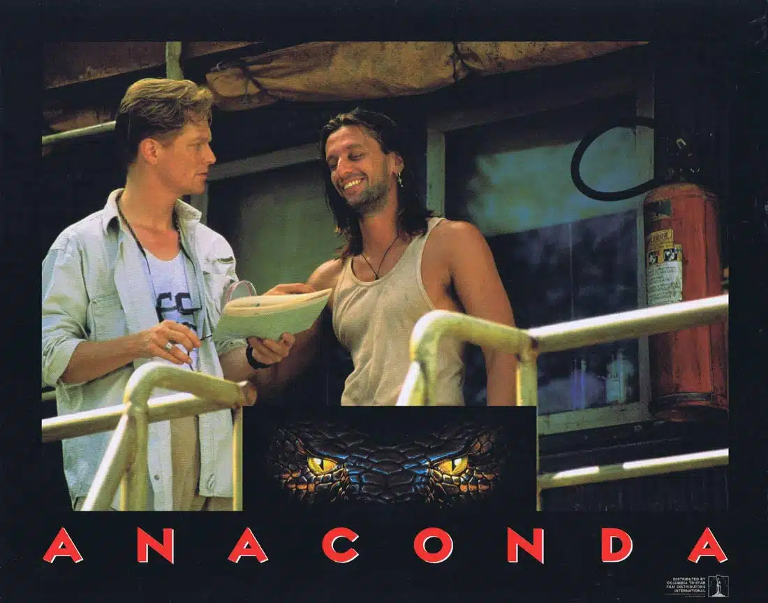 ANACONDA Original Lobby Card 5 Jennifer Lopez Ice Cube Owen Wilson Snake Horror