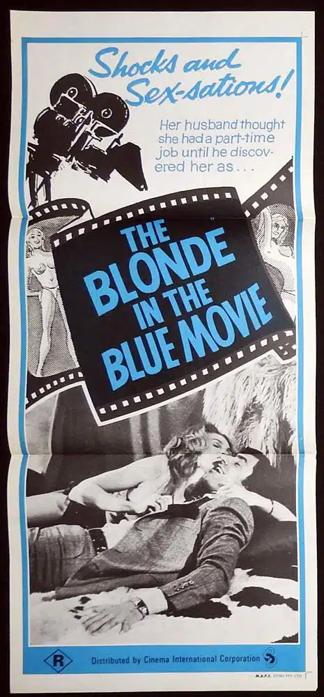 THE BLONDE IN THE BLUE MOVIE Original Daybill Movie Poster Pamela Tiffin Lando Buzzanca