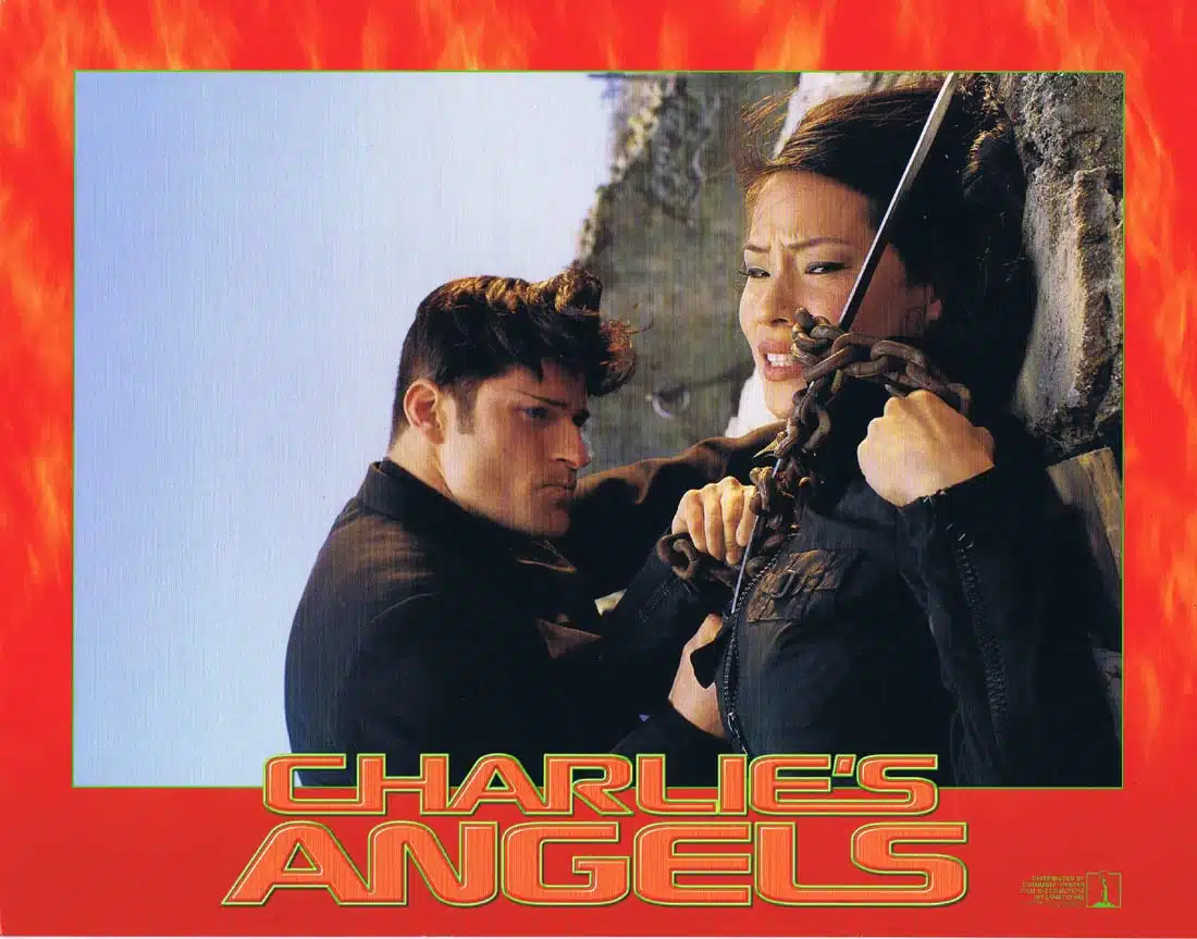 CHARLIE’S ANGELS Original Lobby Card 8 Cameron Diaz Drew Barrymore Lucy Liu