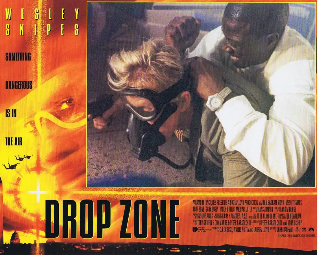 DROP ZONE Original Lobby Card 5 Wesley Snipes Gary Busey Yancy Butler