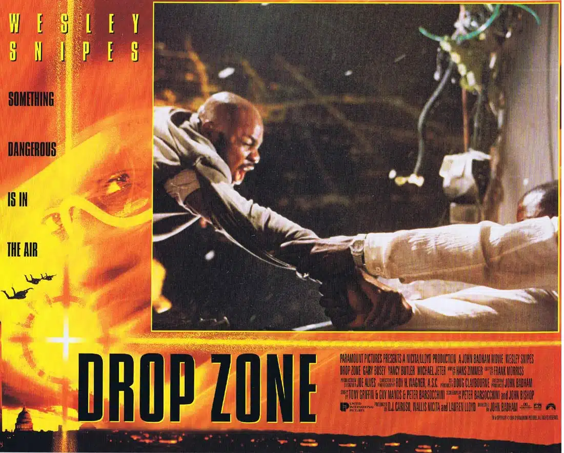 DROP ZONE Original Lobby Card 8 Wesley Snipes Gary Busey Yancy Butler