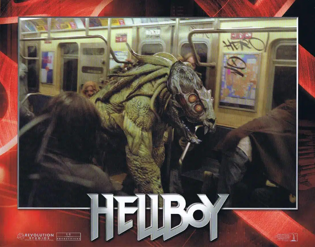HELLBOY Original Lobby Card 3 Ron Perlman Selma Blair Superhero