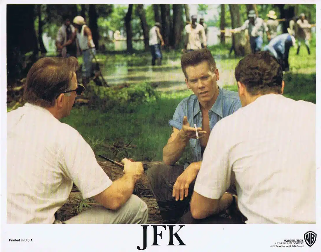 JFK Original Lobby Card 3 Kevin Costner Oliver Stone Kevin Bacon