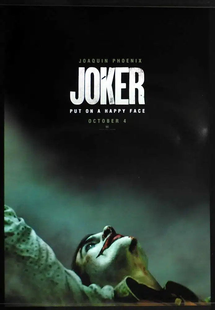 JOKER Original US ADV DS One sheet Movie poster Joaquin Phoenix Robert De Niro Zazie Beetz