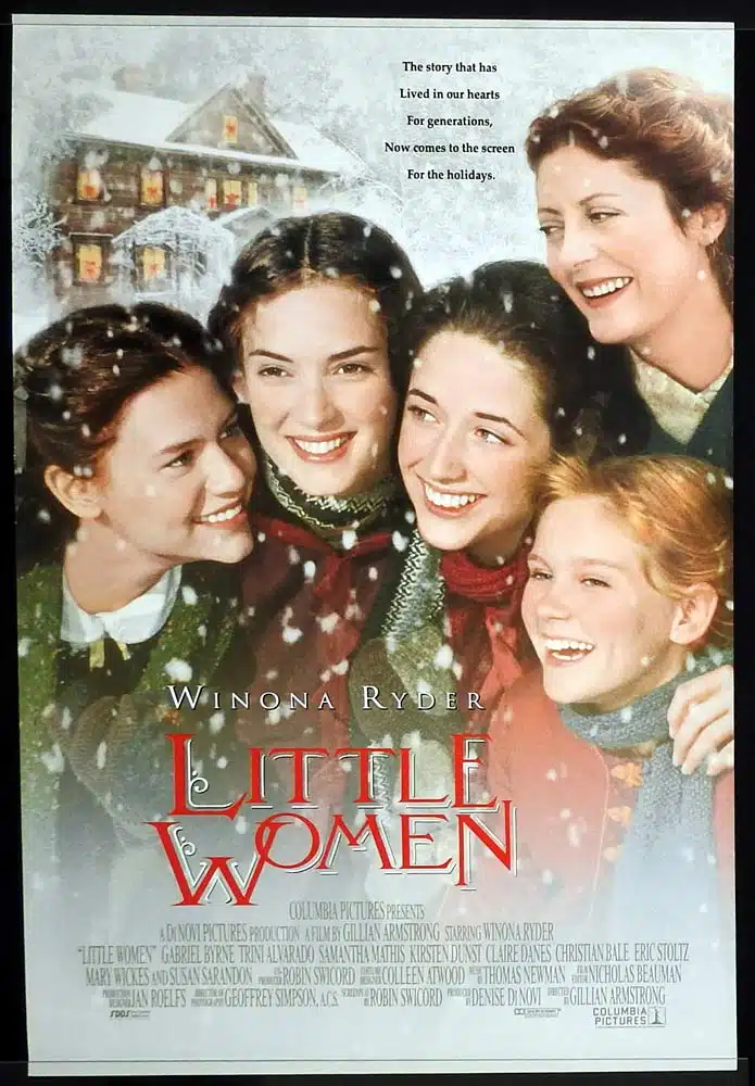 LITTLE WOMEN Original Rolled DS One sheet Movie poster Winona Ryder Susan Sarandon
